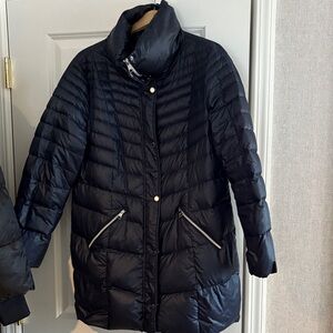 Women's Navy Blue Quilted Jacket